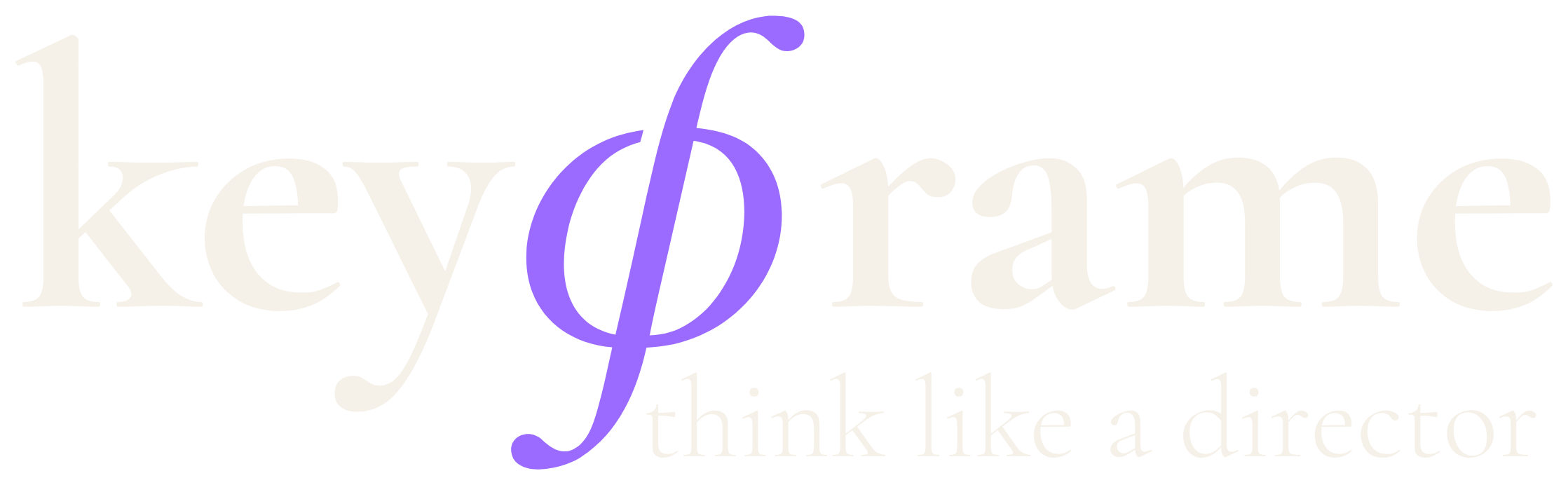 keyframe · think like a director